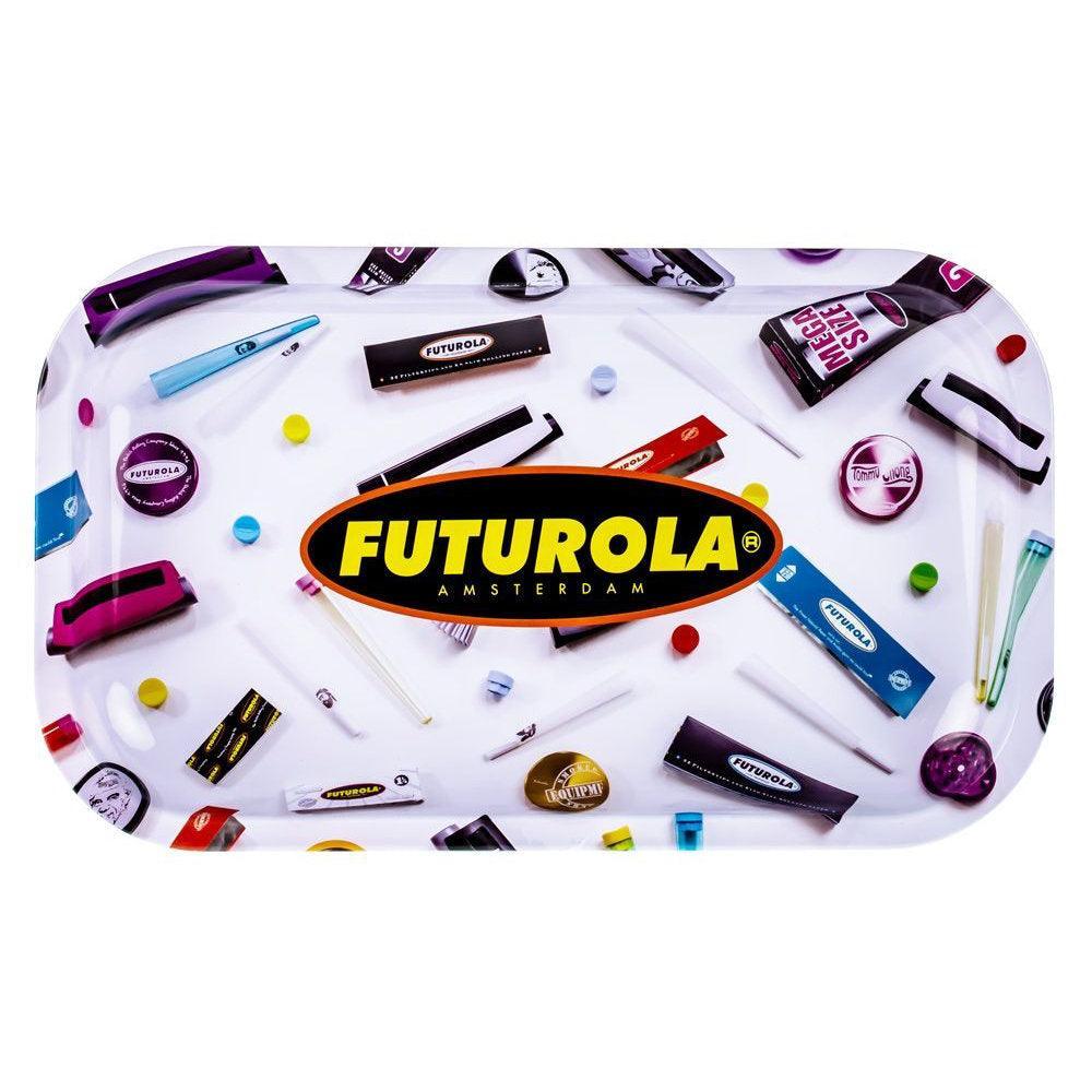 Futurola Mini Metal Rolling Tray - Durable and Portable