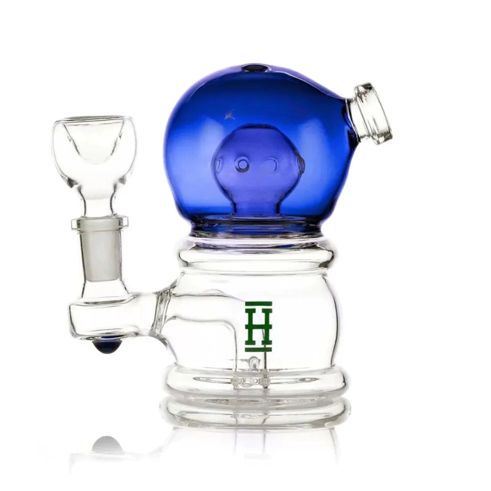 5" Hemper Crystal Ball Water Pipe Blue