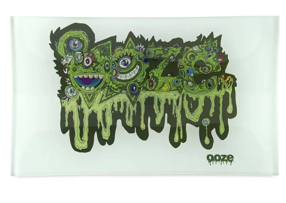 Ooze-  Shatter Resistant Glass Rolling Tray