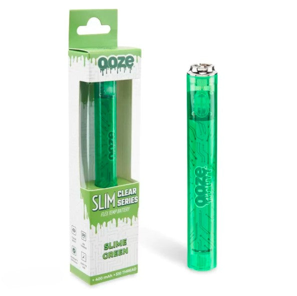 Ooze Slim Clear Series Vaporizer Batteries Green
