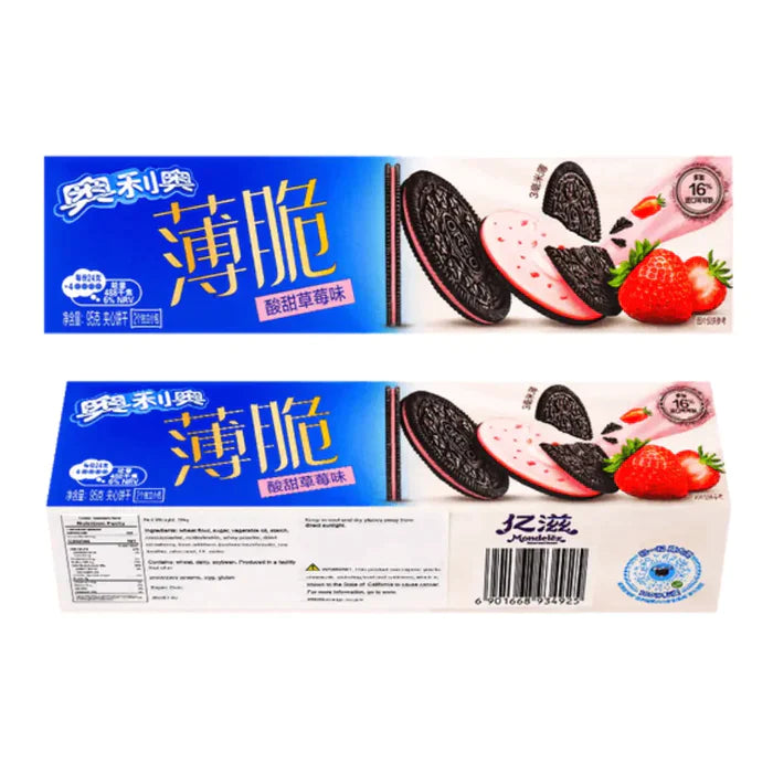 Oreo Thins Strawberry Exotic Cookies 120g