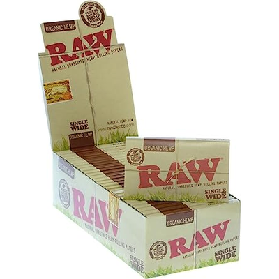 RAW Organic Single Wide Rolling Paper