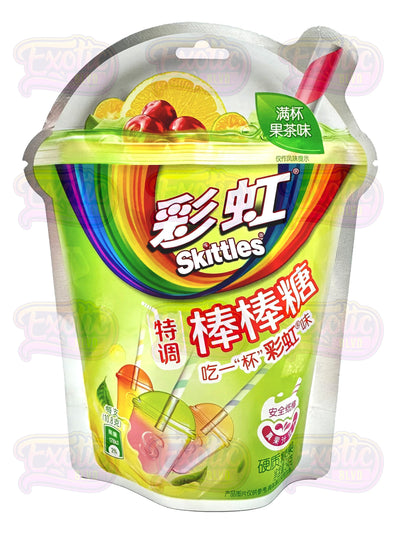 Skittles Exotic Fruit Tea Lollipops 54g