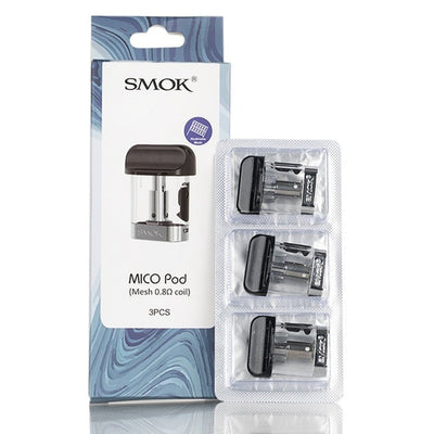 Smok Mico Mesh Replacement Pod 0.8 Ohm (3 Pack)