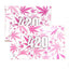 The V Syndicate 420- Glass Rolling Tray (Small) pink