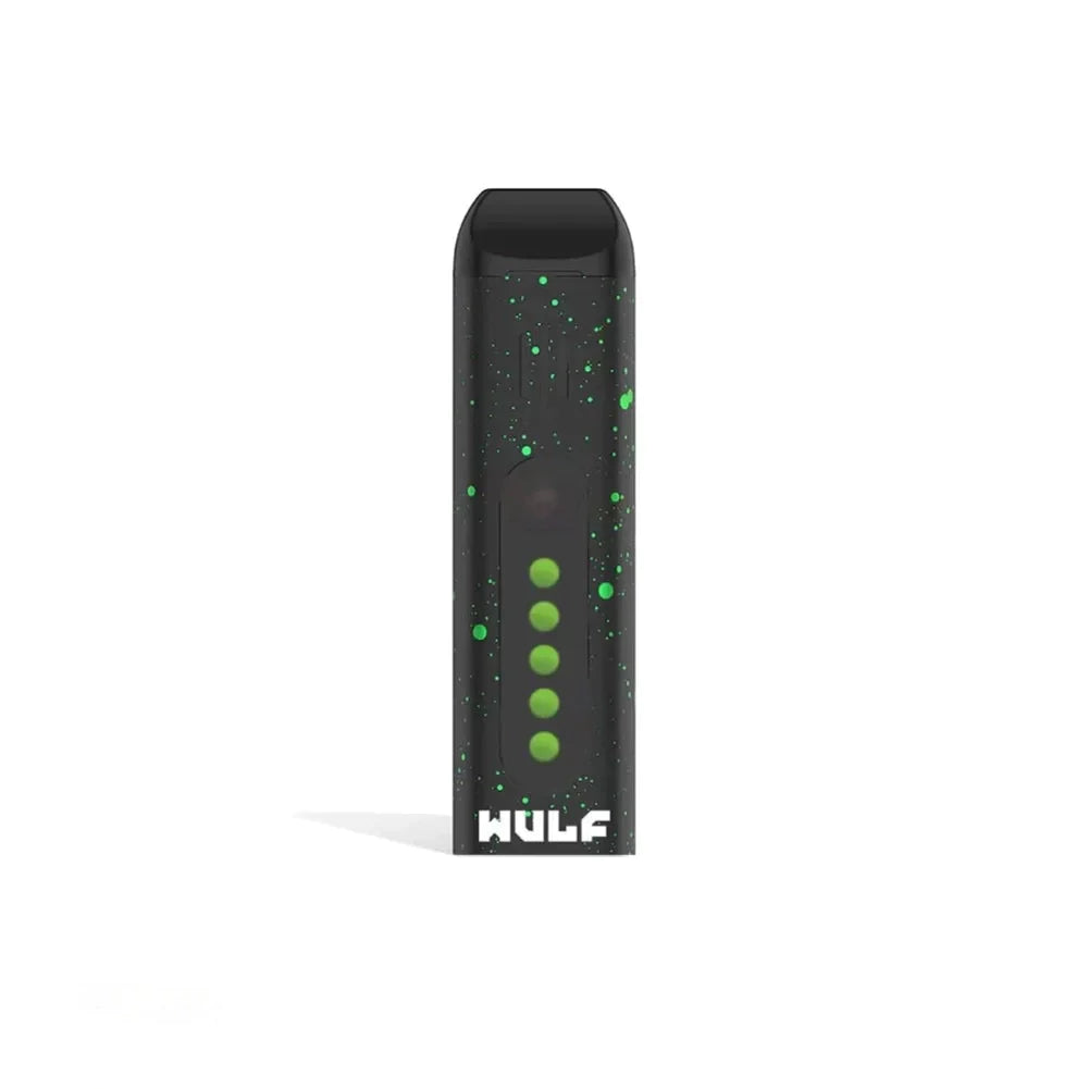Wulf Flora Portable Dry Herb Vaporizer Black with Green