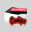 Mint Red and Black Ashtray Cookies 