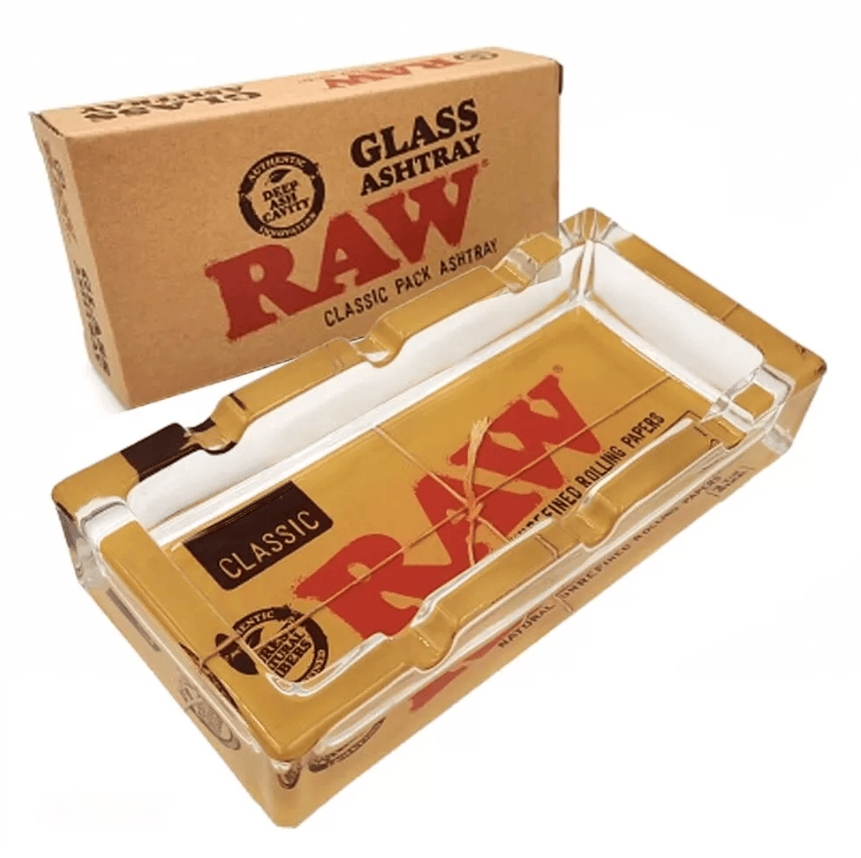 RAW Classic Pack Glass Ashtray 6x3