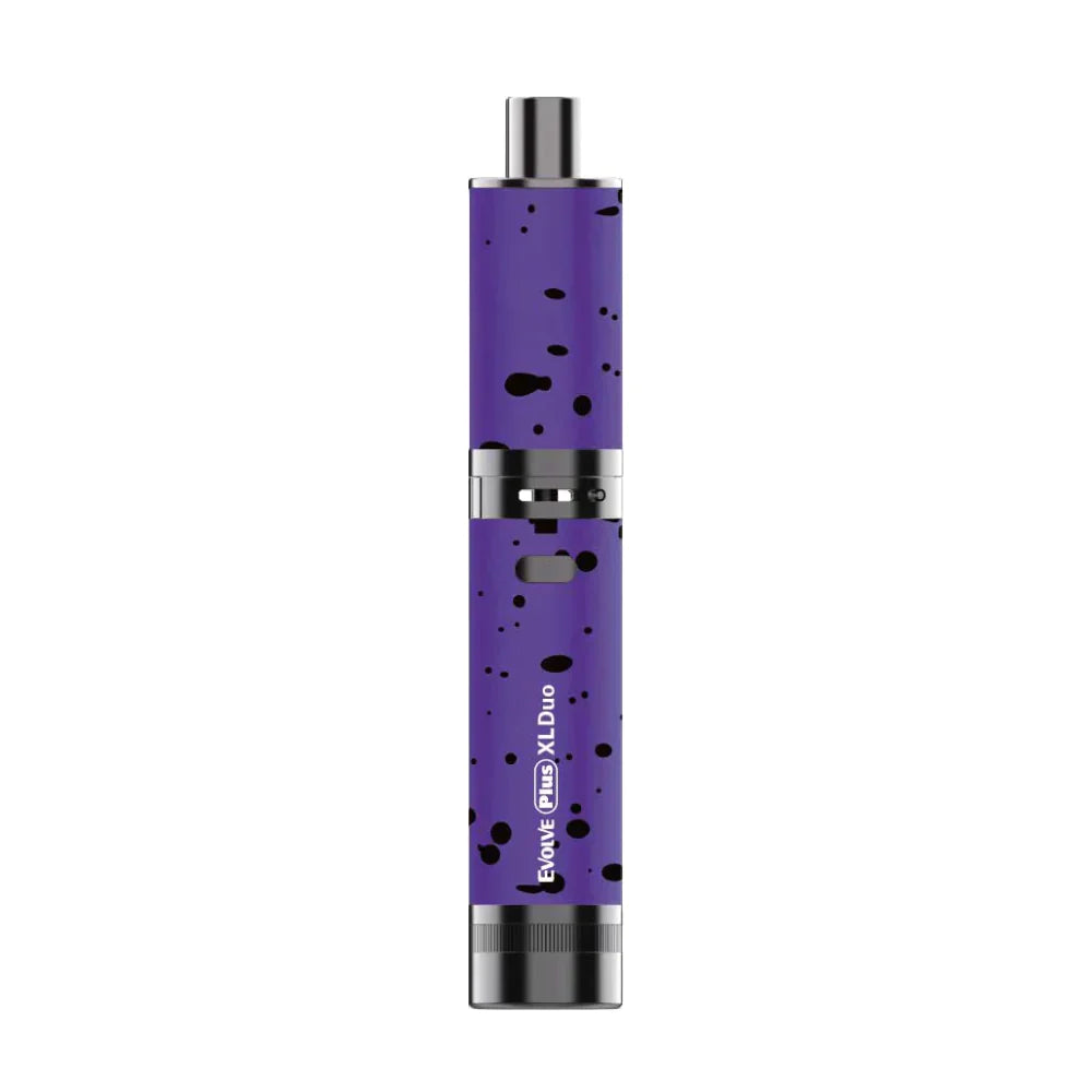 Yocan Purple With Black Spatter Wulf Mods Evolve Plus XL Dup 2-in-1 Vaporizer Kit